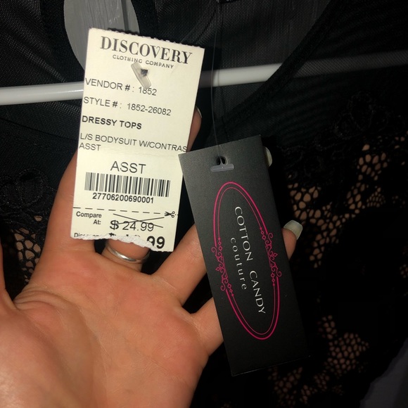 Sexy lace and mesh bodysuit - Picture 3 of 8